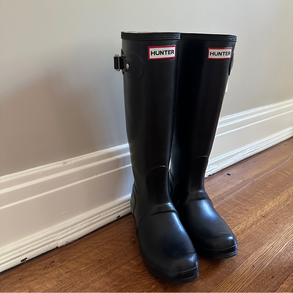 Hunter Classic Black Tall Boots
